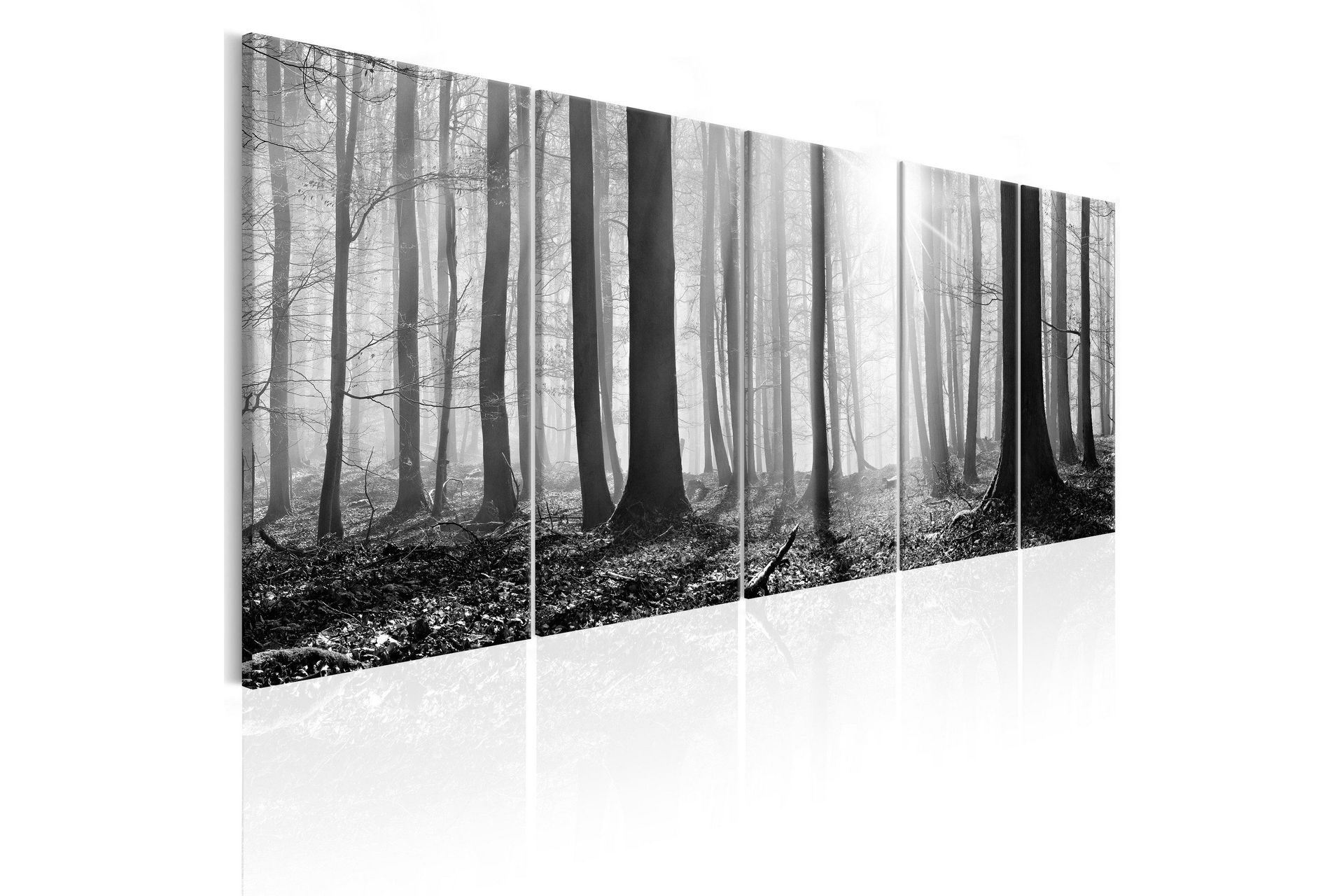 Tavla Monochrome Forest 200x80 Artgeist sp. z o. o. - Inredning - Trademax