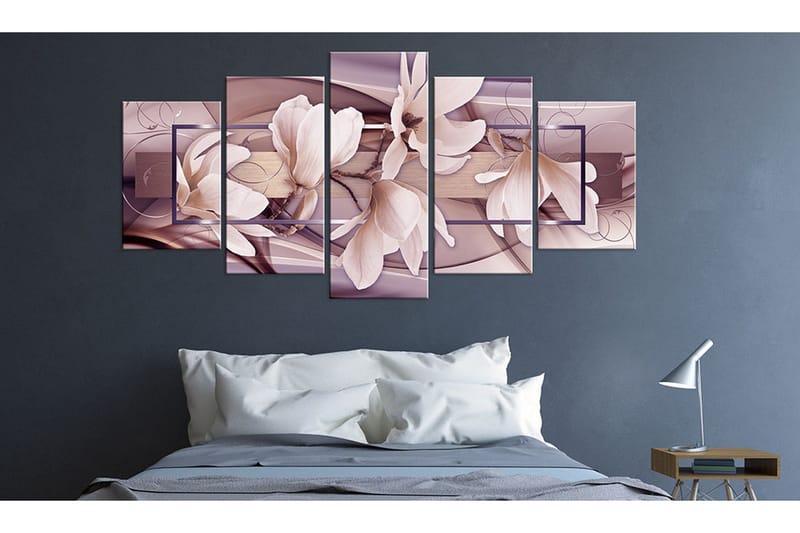 Tavla Moody Flowers 100x50 - Artgeist sp. z o. o. - Inredning - Tavlor & konst - Canvastavlor