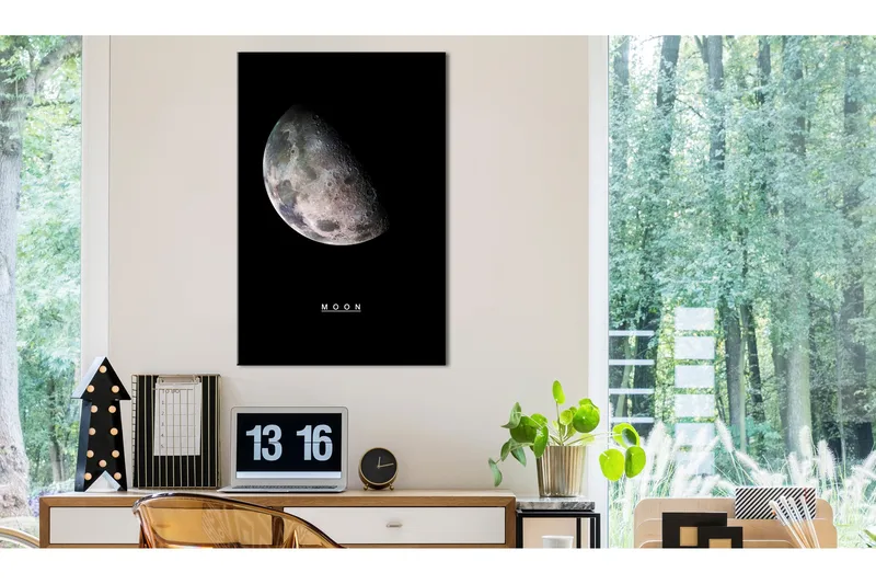 Tavla Moon (1 Part) Vertical 60x90, Artgeist sp. z o. o.