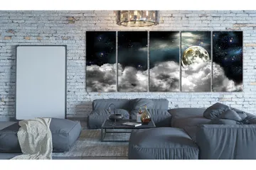 Tavla Moon In The Clouds 225x90 - Artgeist sp. z o. o. - Inredning - Tavlor & konst - Canvastavlor