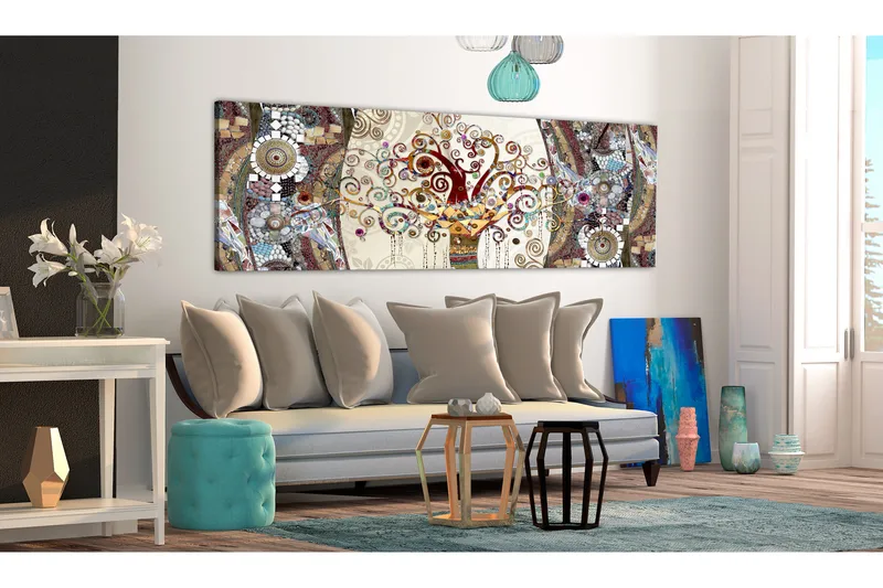 Tavla Mosaic Abstract 120x40 - Artgeist sp. z o. o. - Inredning - Tavlor & konst - Canvastavlor