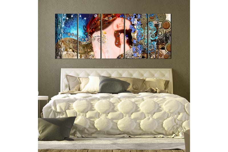 Tavla Mother's Hug 5 Parts Narrow 225x90 - Artgeist sp. z o. o. - Inredning - Tavlor & konst - Canvastavlor