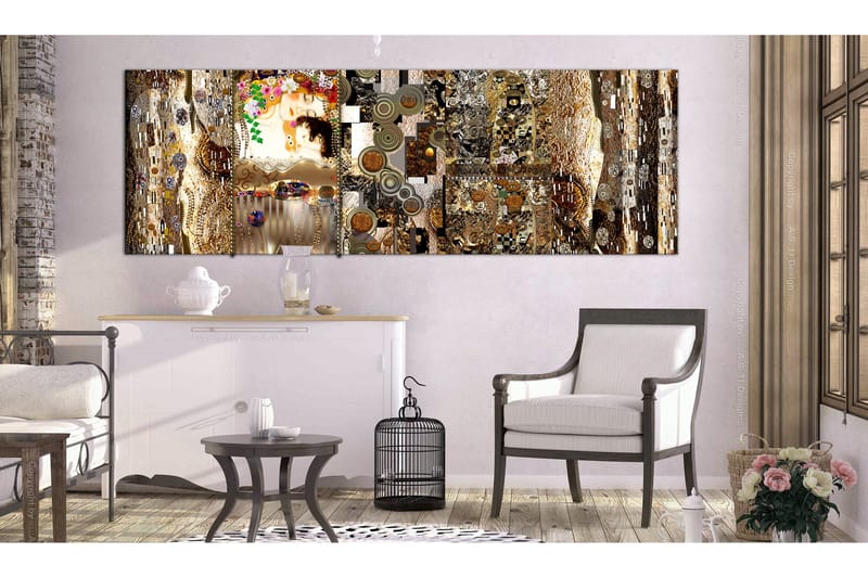 Tavla Mother's Love 1 Part Gold VALUE_MISSING_2 135x45 - Inredning - Tavlor & konst - Canvastavlor