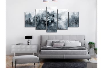 Tavla Mountain Predator 5 Parts Wide 100x50 - Artgeist sp. z o. o. - Inredning - Tavlor & konst - Canvastavlor