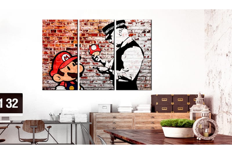 Tavla Mural On Brick 120x80 - Artgeist sp. z o. o. - Inredning - Tavlor & konst - Canvastavlor