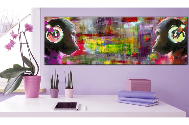Tavla Musical Duet 135x45 - Artgeist sp. z o. o. - Inredning - Tavlor & konst - Canvastavlor