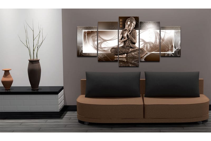 Tavla Musing Buddha 200x100 - Artgeist sp. z o. o. - Inredning - Tavlor & konst - Canvastavlor
