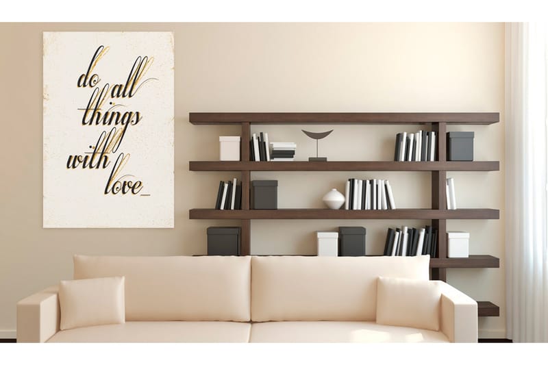 Tavla My Home Things With Love 60x90 - Artgeist sp. z o. o. - Inredning - Tavlor & konst - Canvastavlor
