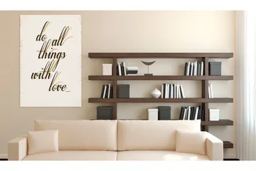 Tavla My Home: Things with love 80x120 cm - Inredning - Tavlor & konst - Canvastavlor