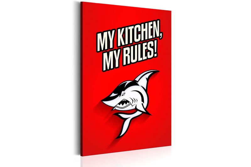 Tavla My kitchen, my rules! 80x120 - Artgeist sp. z o. o. - Inredning - Tavlor & konst - Canvastavlor