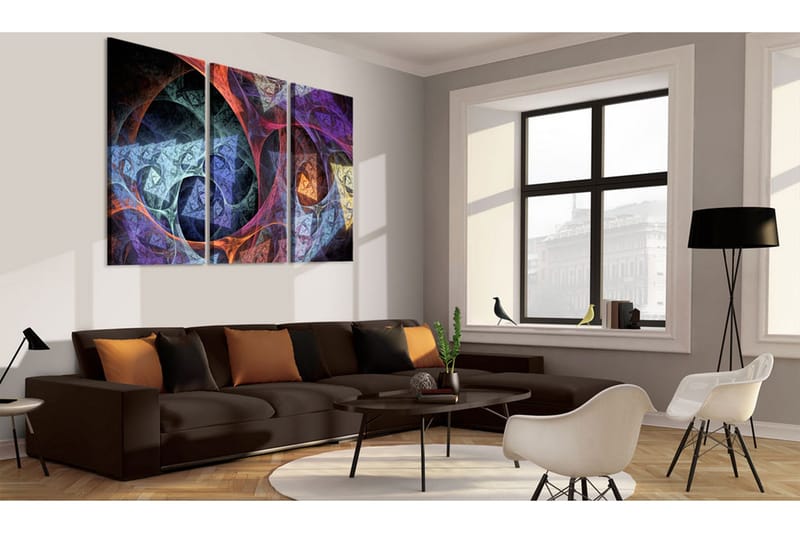 Tavla Mysterious Colors Abstraction 120x80 - Artgeist sp. z o. o. - Inredning - Tavlor & konst - Canvastavlor