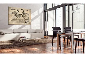 Tavla N° 1245 Bicyclette 120x80 cm - Inredning - Tavlor & konst - Canvastavlor