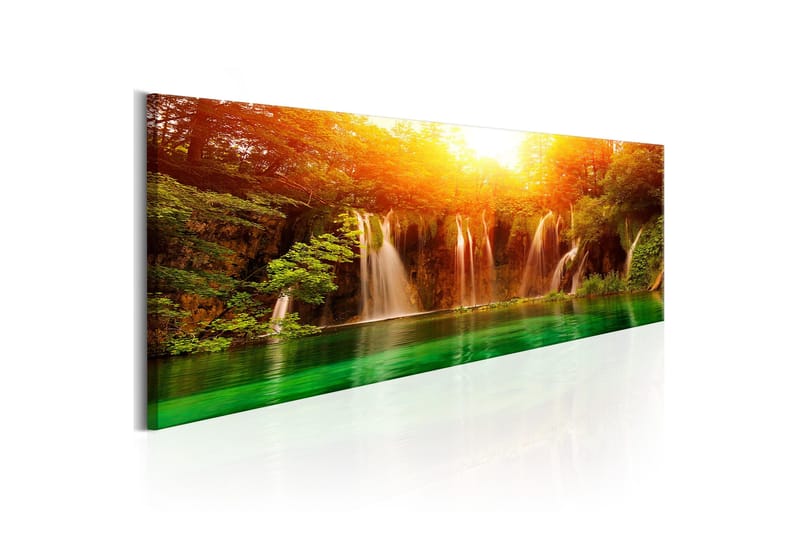 Tavla Nature Magnificent Waterfall 150x50, Artgeist sp. z o. o.