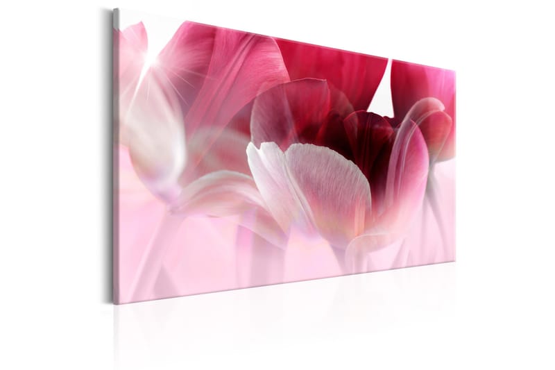 Tavla Nature: Pink Tulips 120x80 - Artgeist sp. z o. o. - Inredning - Tavlor & konst - Canvastavlor