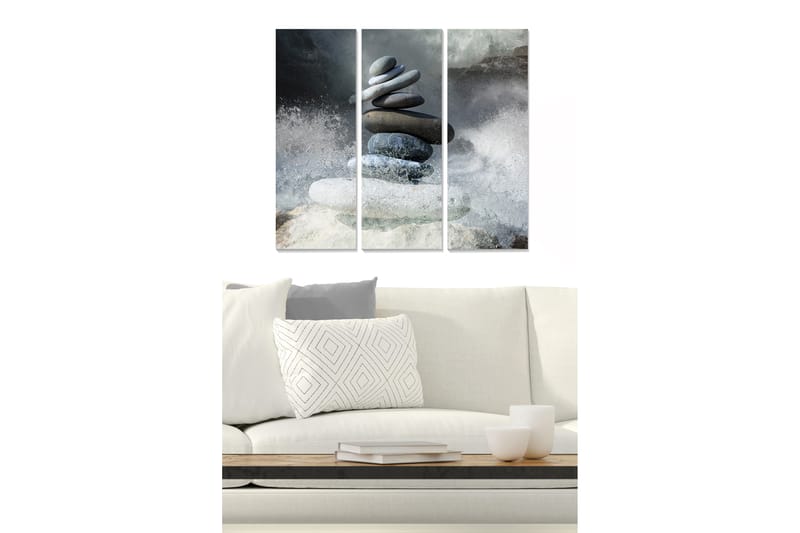 Tavla Nautical 3-pack Flerfärgad - 20x50 cm - Inredning - Tavlor & konst - Canvastavlor