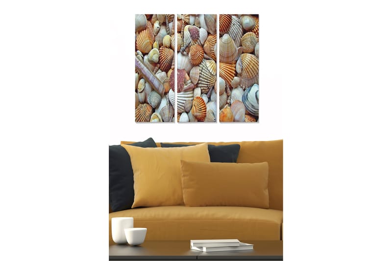 Tavla Nautical 3-pack Flerfärgad - 20x50 cm - Inredning - Tavlor & konst - Canvastavlor