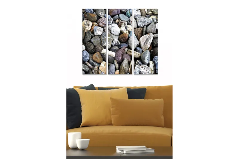 Tavla Nautical 3-pack Flerfärgad - 20x50 cm - Inredning - Tavlor & konst - Canvastavlor