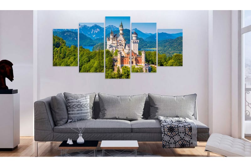 Tavla Neuschwanstein Castle 200x100 - Artgeist sp. z o. o. - Inredning - Tavlor & konst - Canvastavlor