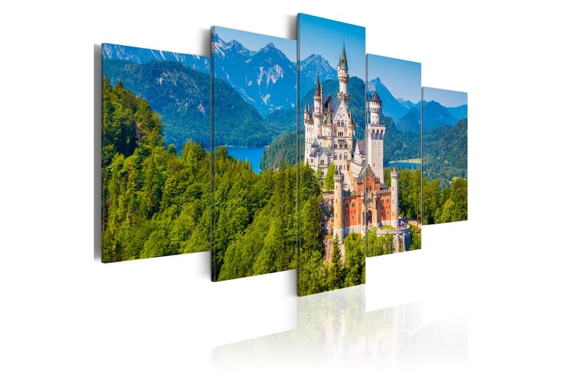 Tavla Neuschwanstein Castle 200x100 - Artgeist sp. z o. o. - Inredning - Tavlor & konst - Canvastavlor