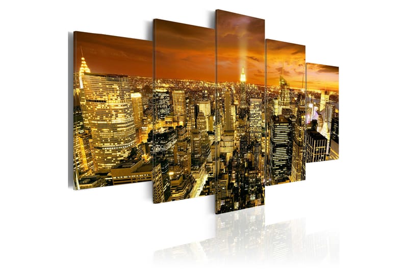 Tavla New York Amber 100x50, Artgeist sp. z o. o.