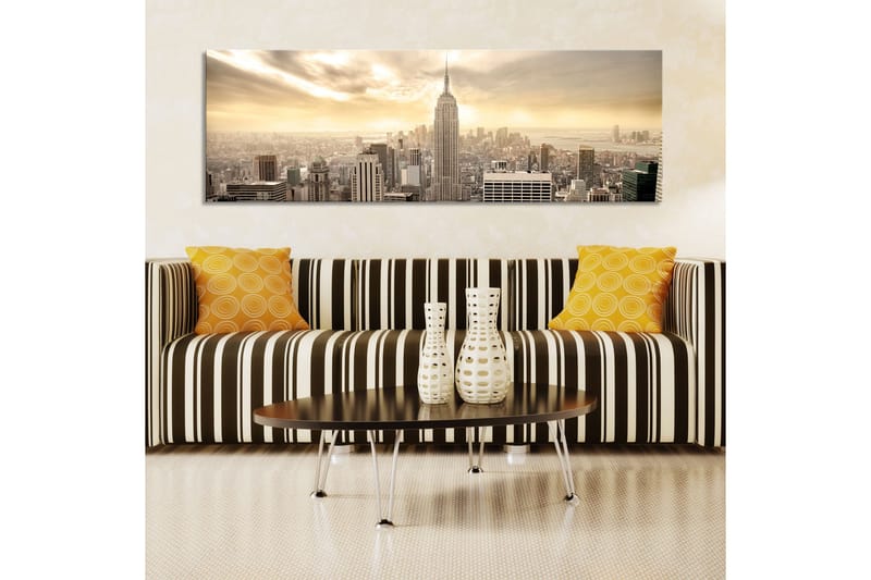Tavla New York City among the clouds 120x40 - Inredning - Tavlor & konst - Canvastavlor