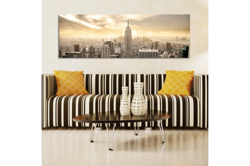 Tavla New York City among the clouds 135x45, Artgeist sp. z o. o.