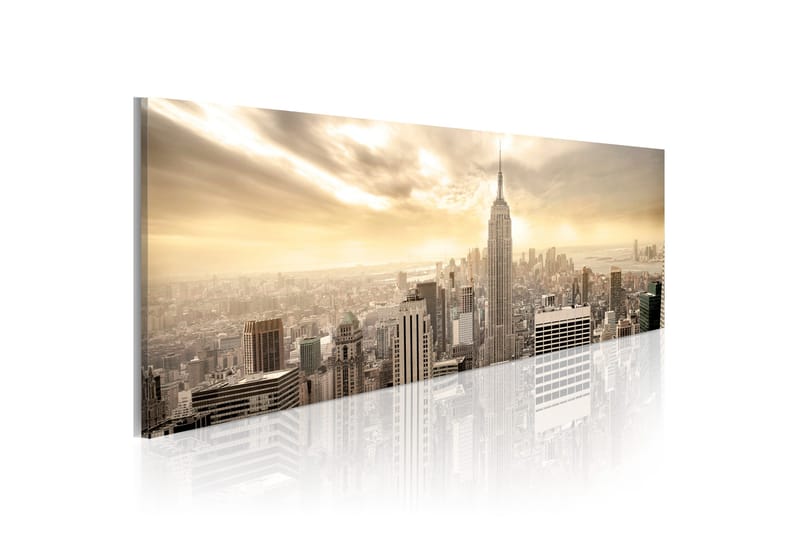 Tavla New York City among the clouds 135x45 - Inredning - Tavlor & konst - Canvastavlor