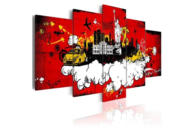 Tavla New York Comic 200x100, Artgeist sp. z o. o.