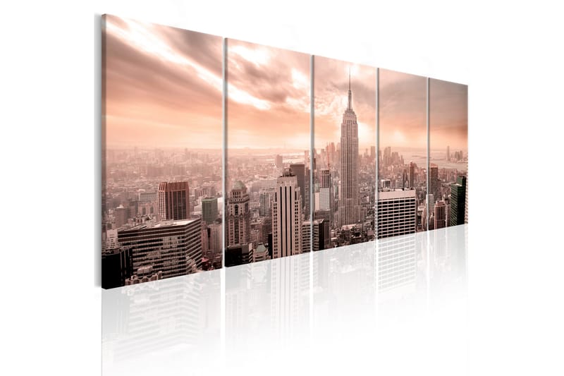 Tavla New York Manhattan 225x90 - Artgeist sp. z o. o. - Inredning - Tavlor & konst - Canvastavlor