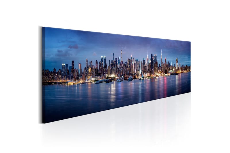 Tavla New York Nights 150x50 - Artgeist sp. z o. o. - Canvastavlor