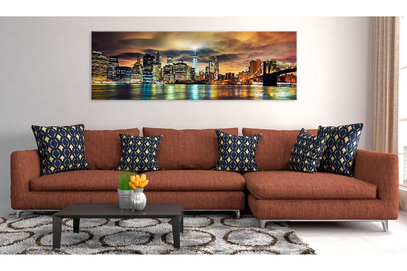 Tavla New York Sky 135x45 - Artgeist sp. z o. o. - Inredning - Tavlor & konst - Canvastavlor