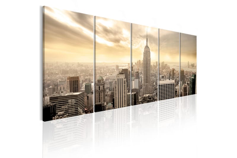 Tavla New York View On Manhattan 200x80 - Artgeist sp. z o. o. - Inredning - Tavlor & konst - Canvastavlor