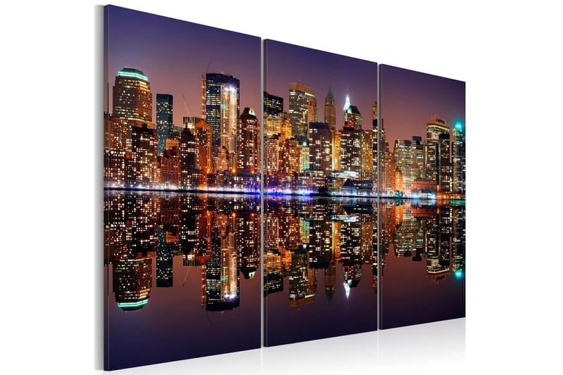 Tavla New York Water Reflection 60x40, Artgeist sp. z o. o.