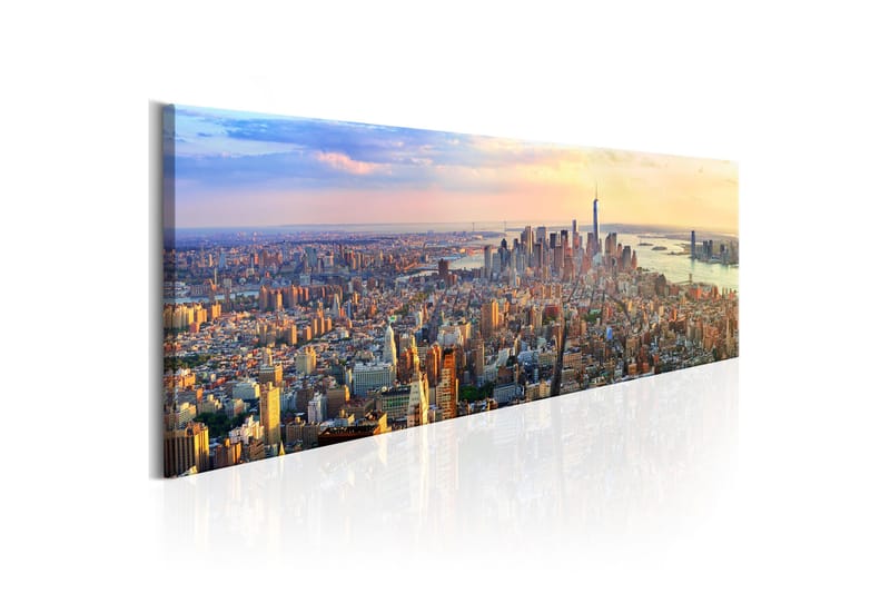 Tavla New York Panorama 135x45 - Artgeist sp. z o. o. - Inredning - Tavlor & konst - Canvastavlor