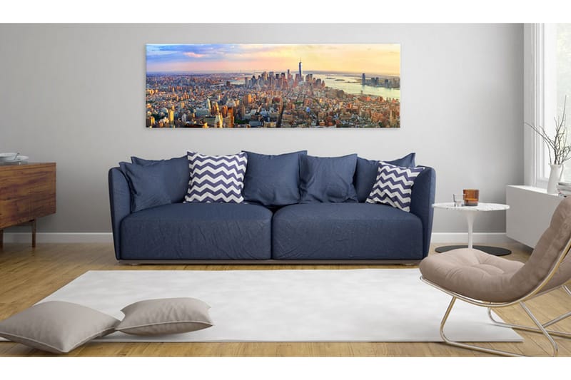 Tavla New York Panorama 135x45 - Artgeist sp. z o. o. - Inredning - Tavlor & konst - Canvastavlor