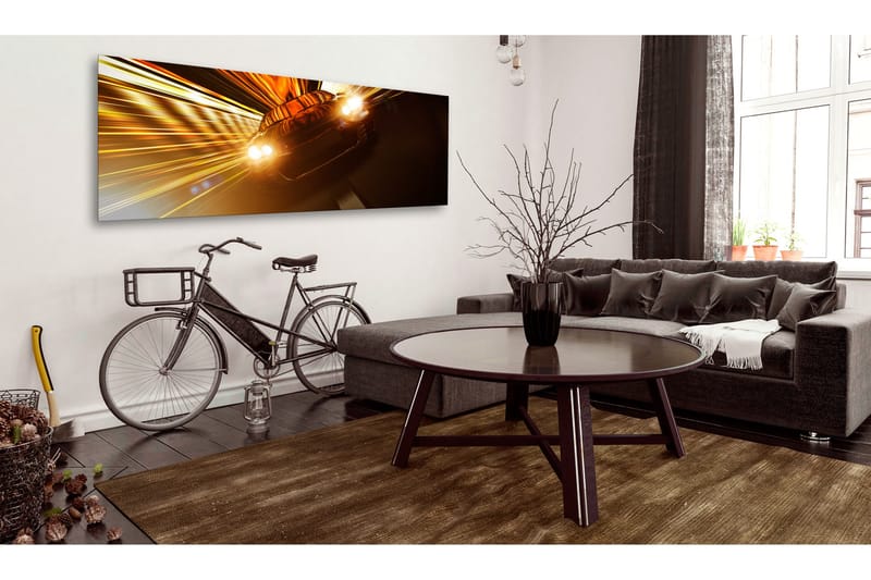 Tavla Night Rally 120x40 cm - Inredning - Tavlor & konst - Canvastavlor