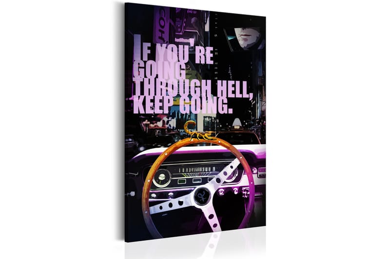 Tavla Night Road 40x60 - Artgeist sp. z o. o. - Inredning - Tavlor & konst - Canvastavlor