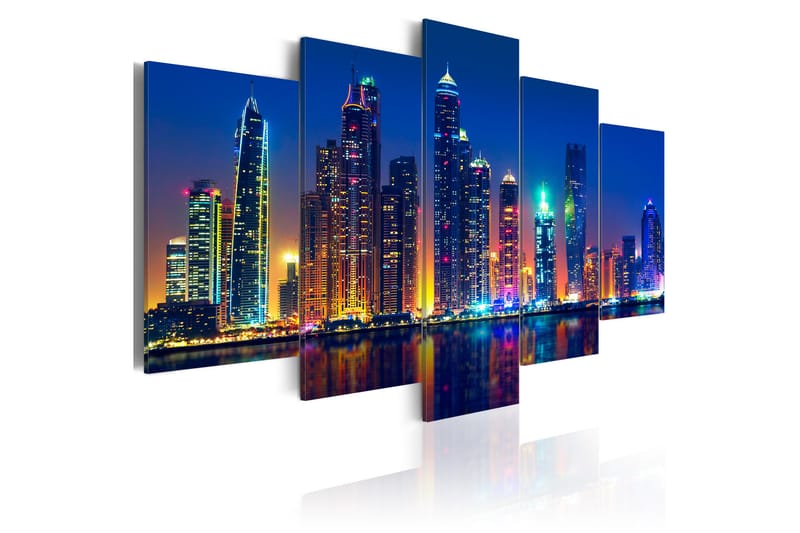 Tavla Nights In Dubai 200x100 - Artgeist sp. z o. o. - Canvastavlor