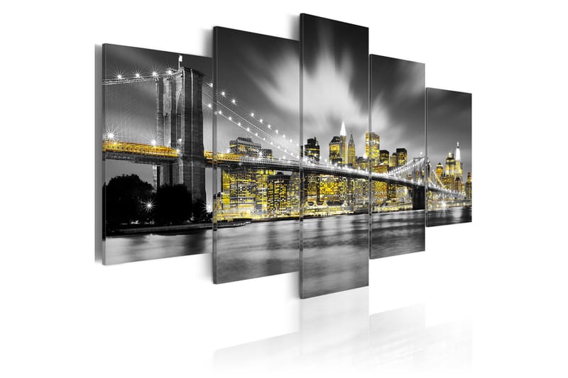 Tavla Nyc Amber Eyes 200x100 - Artgeist sp. z o. o. - Inredning - Tavlor & konst - Canvastavlor