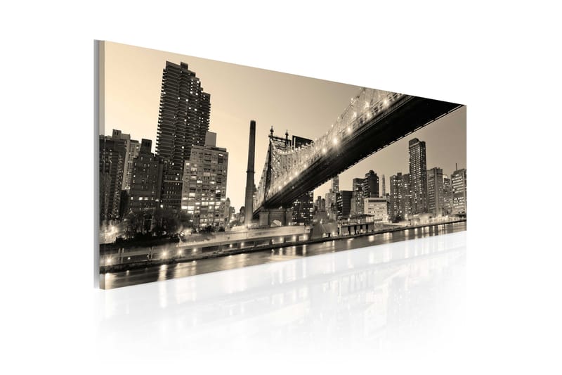 Tavla Nyc Night Tales 120x40 - Artgeist sp. z o. o. - Inredning - Tavlor & konst - Canvastavlor