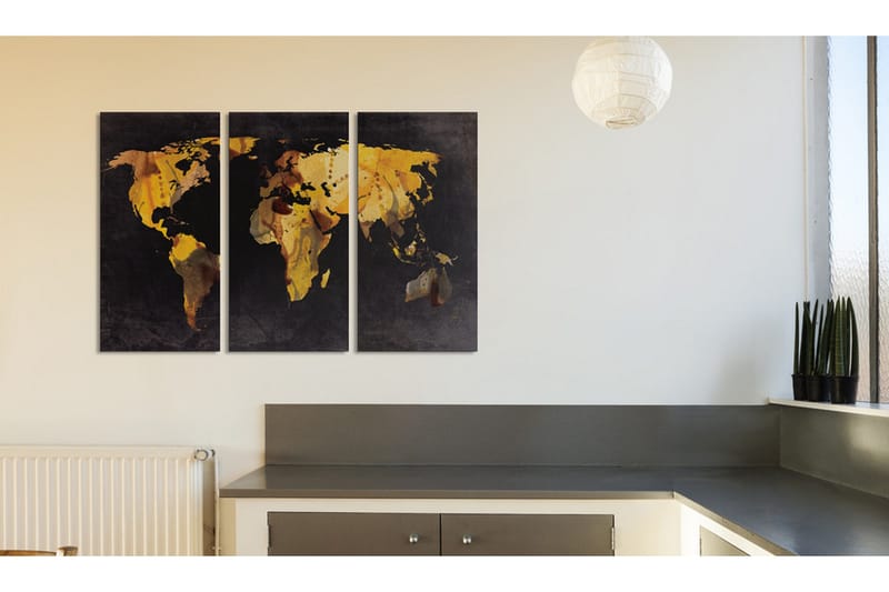 Tavla Om världen var en öken ... Triptych 90x60, Artgeist sp. z o. o.
