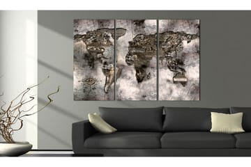 Tavla Opalescent Map 90x60 - Artgeist sp. z o. o. - Inredning - Tavlor & konst - Canvastavlor