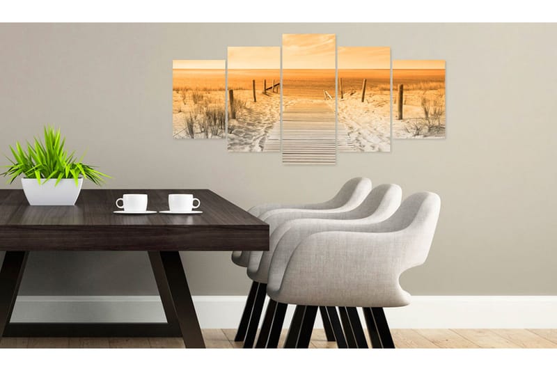 Tavla Orange Beach 200x100 - Artgeist sp. z o. o. - Inredning - Tavlor & konst - Canvastavlor