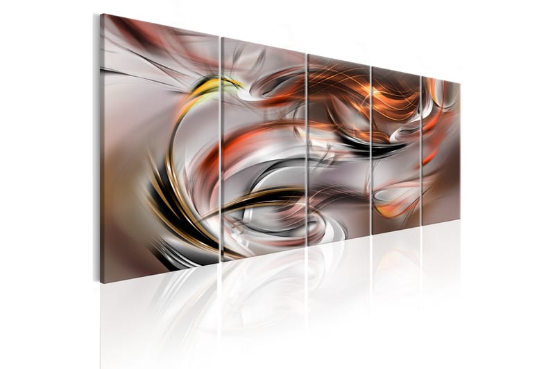 Tavla Orange Chaos 200x80, Artgeist sp. z o. o.