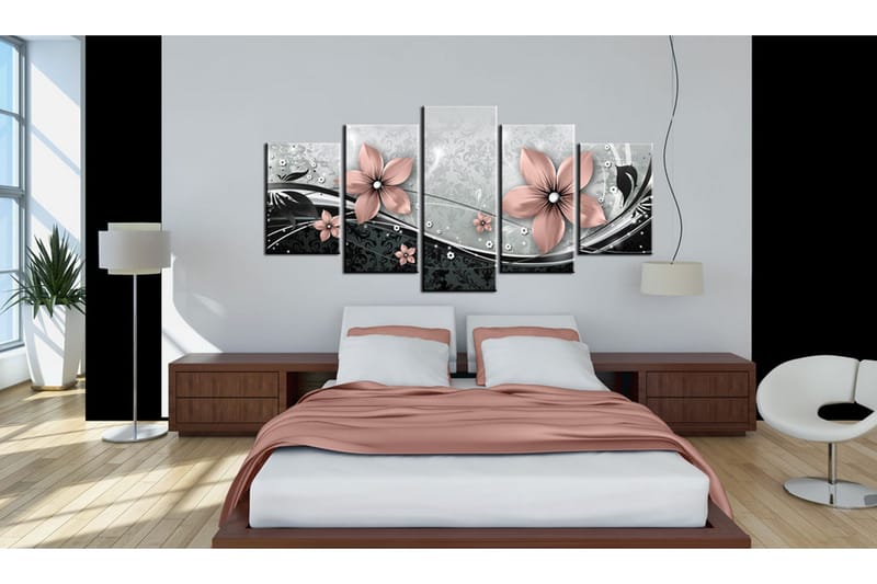 Tavla Orange Flower Of Night 100x50 - Artgeist sp. z o. o. - Inredning - Tavlor & konst - Canvastavlor