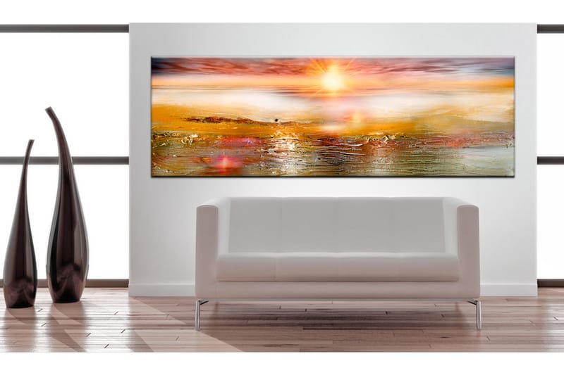 Tavla Orange Sea 135x45 - Artgeist sp. z o. o. - Inredning - Tavlor & konst - Canvastavlor