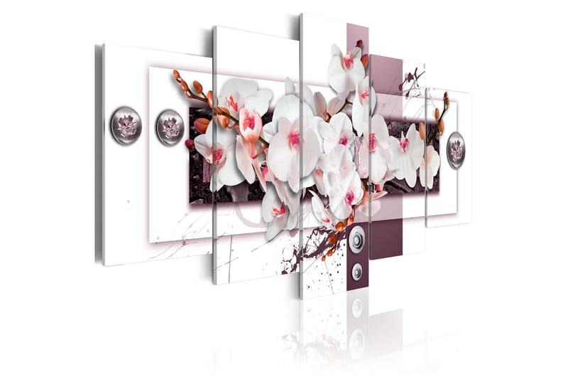 Tavla Orchid's Mechanism 100x50, Artgeist sp. z o. o.