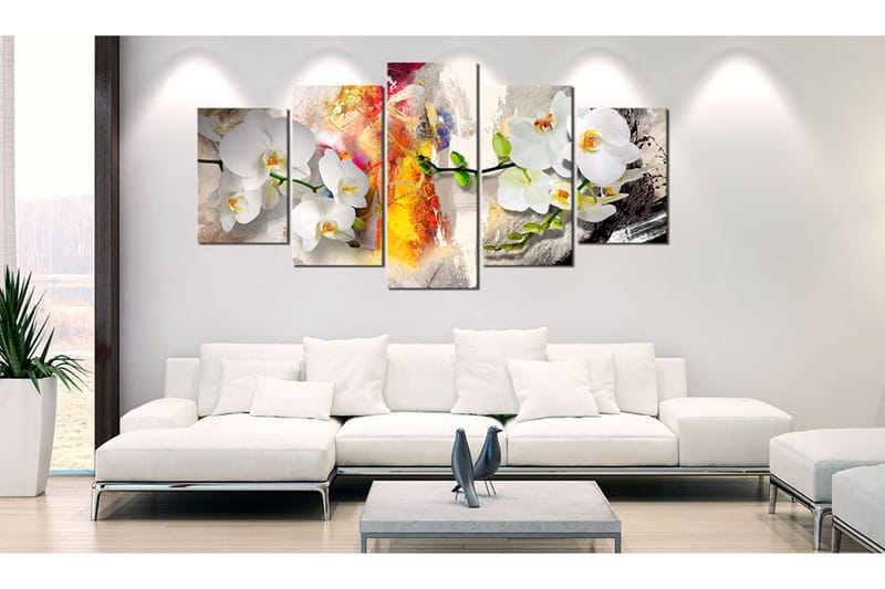 Tavla Orchid And Colors 100x50 - Artgeist sp. z o. o. - Inredning - Tavlor & konst - Canvastavlor