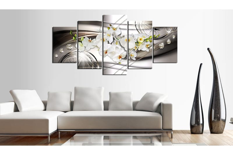 Tavla Orchid With Diamonds 200x100 - Artgeist sp. z o. o. - Inredning - Tavlor & konst - Canvastavlor