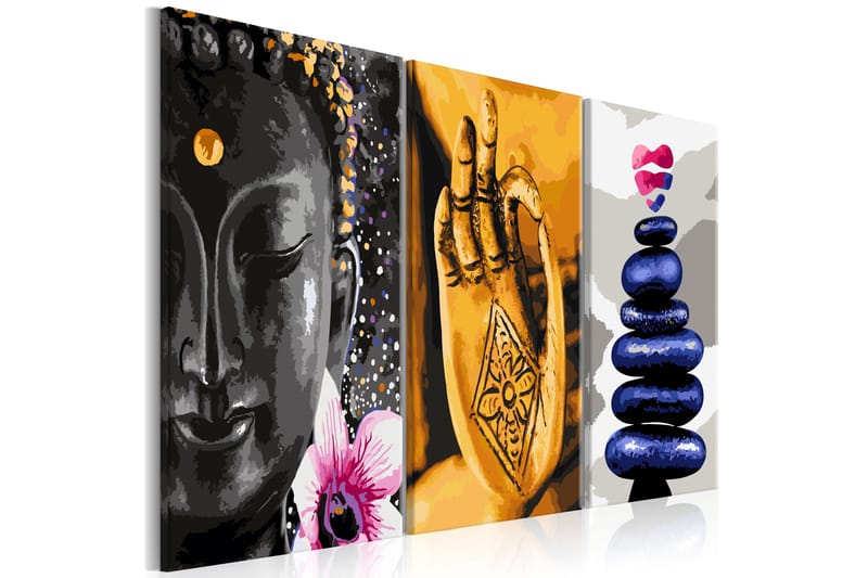 Tavla Oriental Triptych 3 Parts 120x60, Artgeist sp. z o. o.